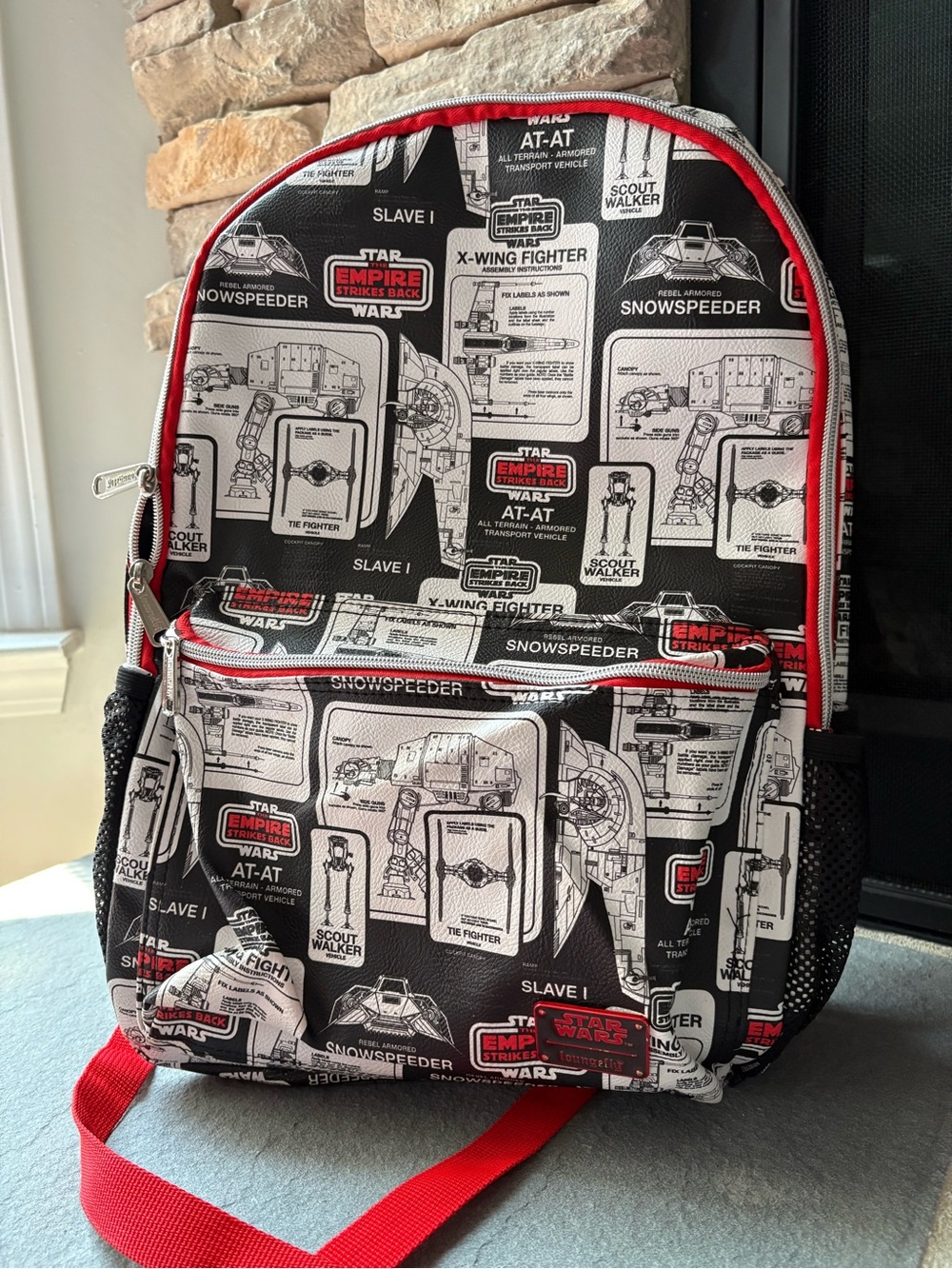 Loungefly Star Wars Empire Strikes Back Blueprint Backpack